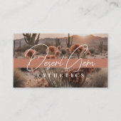Boho Derset Blume Business Card Visitenkarte (Vorderseite)