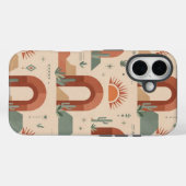 Boho Desert Arches Sunset Minimal Case (Rückseite (Horizontal))