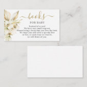 Boho Desert Books for Baby Card Begleitkarte (Vorne/Hinten)