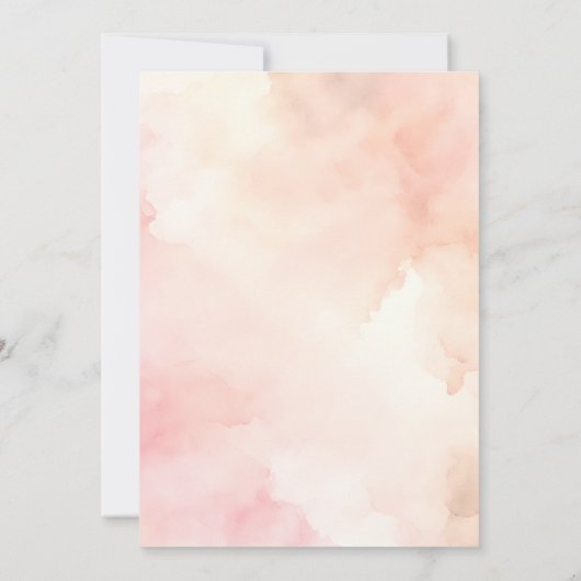 Boho Desert Cactus Baby Predictions Karte (Rückseite)