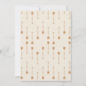 Boho Desert Cactus Southwestern Cowboy Baby Shower Einladung (Rückseite)