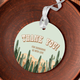 Boho Desert Cactus Southwestern Vielen Dank Geschenkanhänger