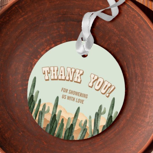 Boho Desert Cactus Southwestern Vielen Dank Geschenkanhänger