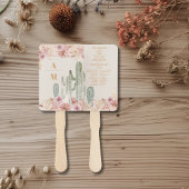 Boho Desert Cactus Wedding Fächer