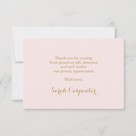 Boho Desert danke Ihnen Hinweis Karten (Rückseite)