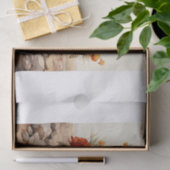 Boho Desert Floral Bouquet Art Decoupage Seidenpapier (Geschenk)