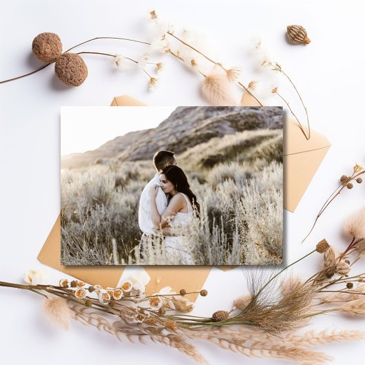 Boho Desert Rust Terracotta Wedding Foto Save The Date