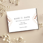 Boho Desert Wedding Foto Save The Date