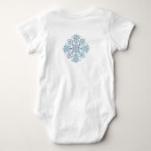 Boho-Design Baby Strampler (Rückseite)