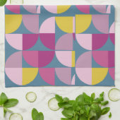 Boho Design Mitte des Jahrhunderts Geschirrtuch (Gefaltet)