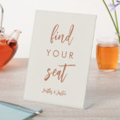 Boho Dessert Seat Wedding Sign Sign Sockelschild (In Situ)