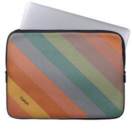 Boho Diagonal Stripes Laptopschutzhülle