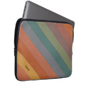 Boho-Diagonalstreifen Laptopschutzhülle (Vorne Rechts)
