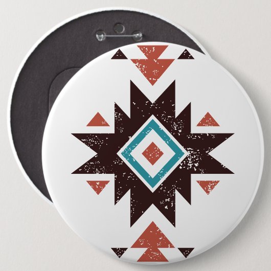 Boho-Diamant-Emblem Button (Vorne & Hinten)