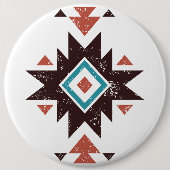 Boho-Diamant-Emblem Button (Vorderseite)