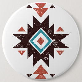 Boho-Diamant-Emblem Button
