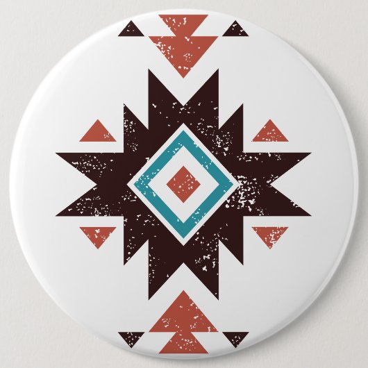 Boho-Diamant-Emblem Button (Vorderseite)