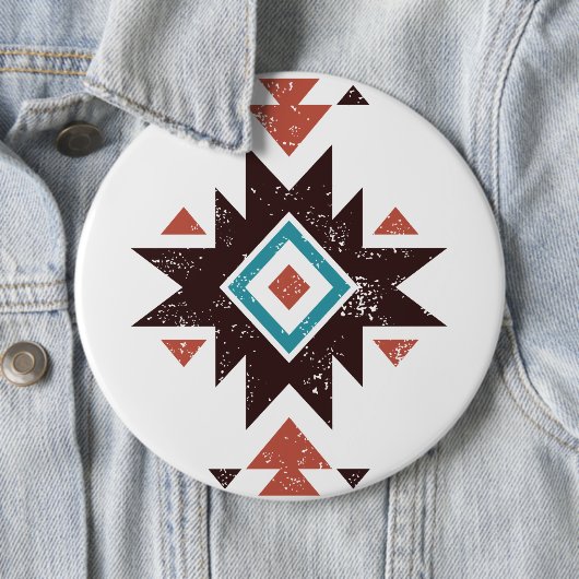 Boho-Diamant-Emblem Button (Beispiel)