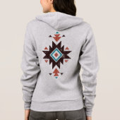 Boho-Diamant-Emblem Hoodie (Rückseite)