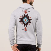 Boho-Diamant-Emblem Hoodie (Rückseite)