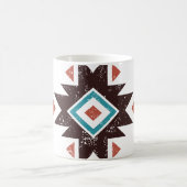 Boho-Diamant-Emblem Kaffeetasse (Mittel)