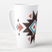 Boho-Diamant-Emblem Milchtasse (Linke Ecke)