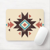 Boho-Diamant-Emblem Mousepad (Mit Mouse)