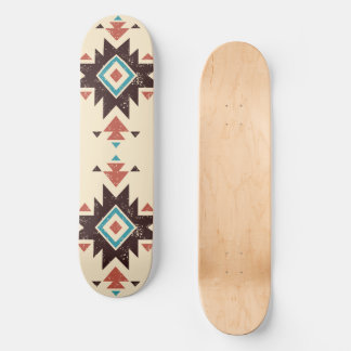 Boho-Diamant-Emblem Skateboard