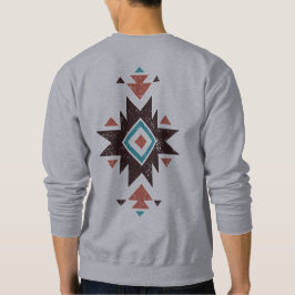 Boho-Diamant-Emblem Sweatshirt