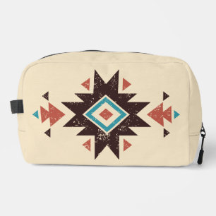 Boho-Diamant-Emblem Waschbeutel