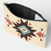Boho-Diamant-Emblem Zubehörtasche (Offen)