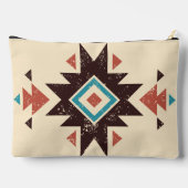 Boho-Diamant-Emblem Zubehörtasche (Rückseite)