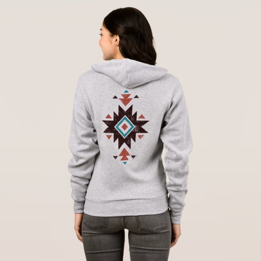 Boho Diamond Emblem Hoodie (Schwarz voll)