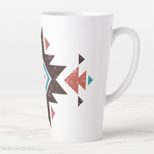 Boho Diamond Emblem Milchtasse (Rechts)