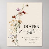 Boho Diaper Raffle Poster (Vorne)
