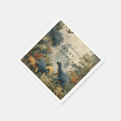 Boho Dino Baby Shower Serviette (Ecke)