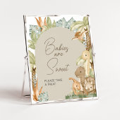 Boho Dinosaur Babydusche Babys sind süß Poster