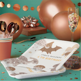 Boho Dinosaur Party Tiere Kindergeburtstag Napkins Pappteller
