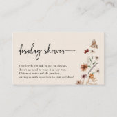 Boho Display Showeinschlusskarte Begleitkarte (Vorderseite)