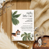 Boho Dog Boy Baby Dusche Rustikaler Beagle Einladung