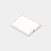 Boho Doodle Rainbow Pattern Post-it Klebezettel (angewinkelt)