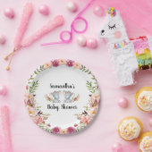 Boho Doppelelefant-Babyparty-Pappteller Pappteller (Party)