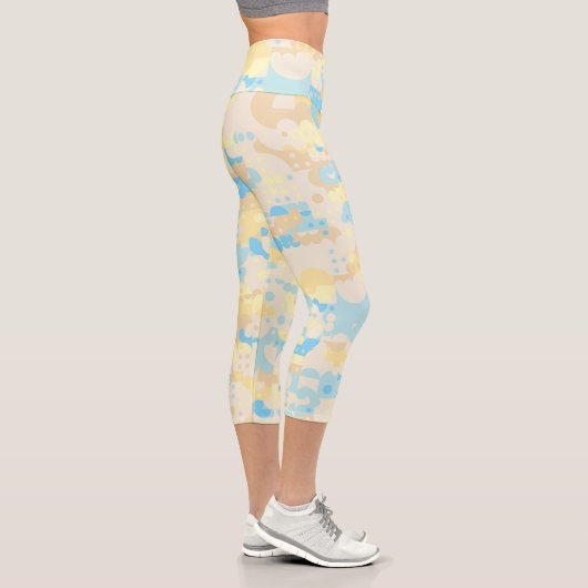 Boho Dot Pattern Capri Leggings (Rechts)