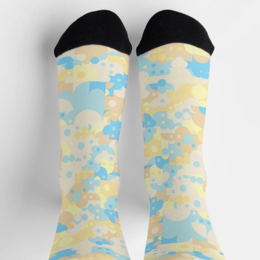Boho Dot Pattern Telefonklingelständer Socken (Oben)