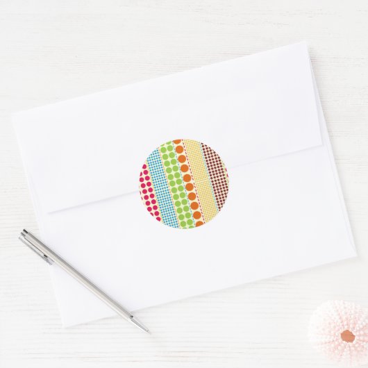 Boho Dots Umschlag Aufkleber Sticker (Umschlag)