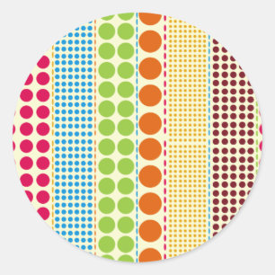 Boho Dots Umschlag Aufkleber Sticker