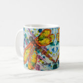 Boho Dragonfly Tasse (Vorderseite Links)