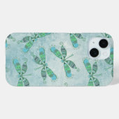 Boho Dragonfts in Blau Case-Mate iPhone Hülle (Rückseite (Horizontal))