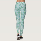 Boho Dragonfts in Blau Leggings (Rückseite)