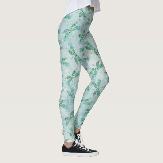 Boho Dragonfts in Blau Leggings (Rechts)